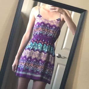 Purple dress with pockets
